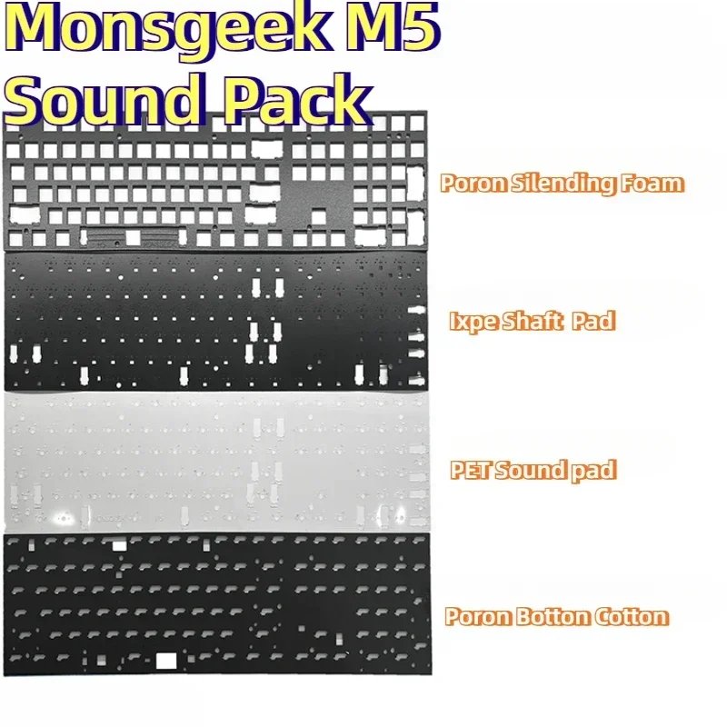 Gaming Accessories Pack - Monsgeek M5 Sound Pack/ Plate do