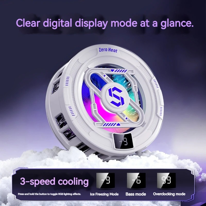 Gaming Accessories Rgb - K52 AI Mobilny Chłodnica Magnetyczna z