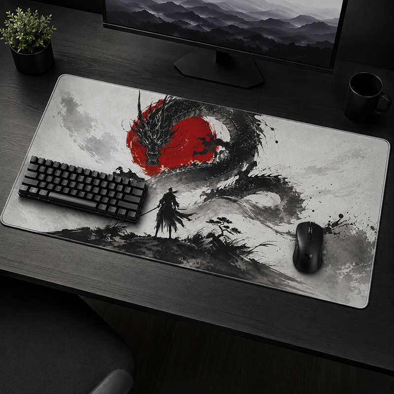 Gaming Accessories On Sale - Podkładka pod mysz Gaming Ink Dragon