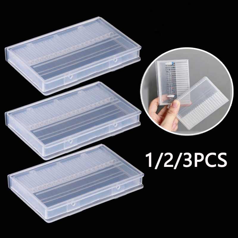 Gaming Equipment Accessories - 1/2/3 SZT. Przezroczysty pojemnik na wiertła