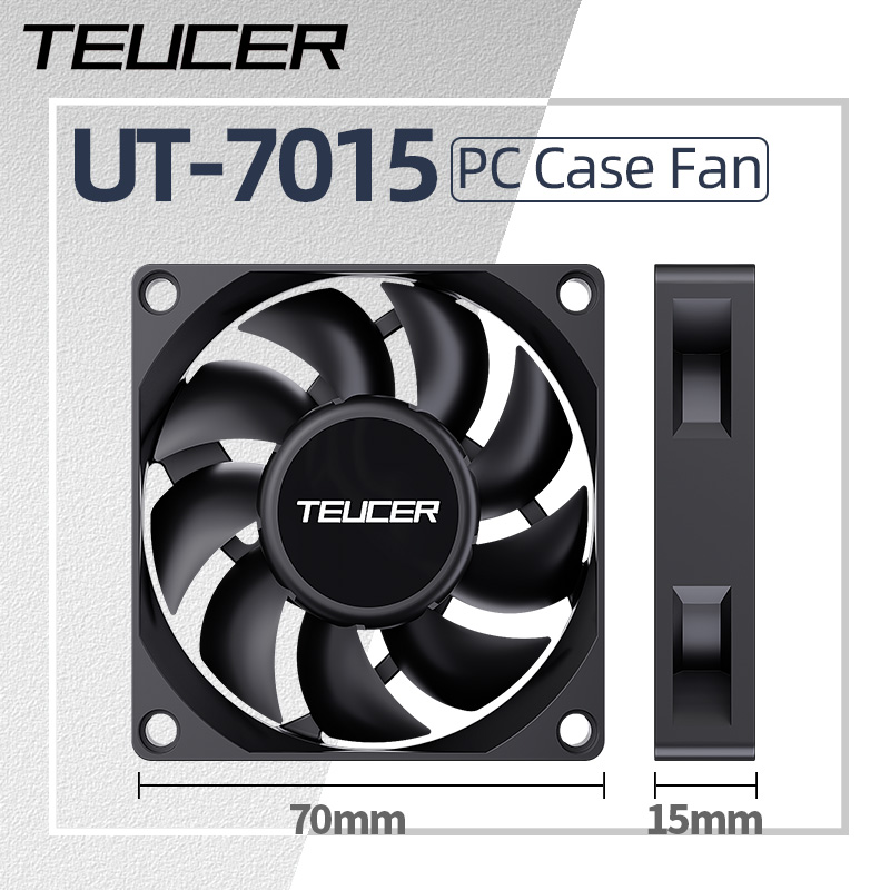 Gaming Equipment Accessories - Teucer UT-7015 7cm Wentylator Chłodzący Obudowy