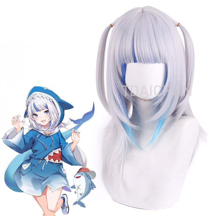 Peruka do cosplayu Gawr Gura 2 – Virtual Gaming Accessories recenzja i cena