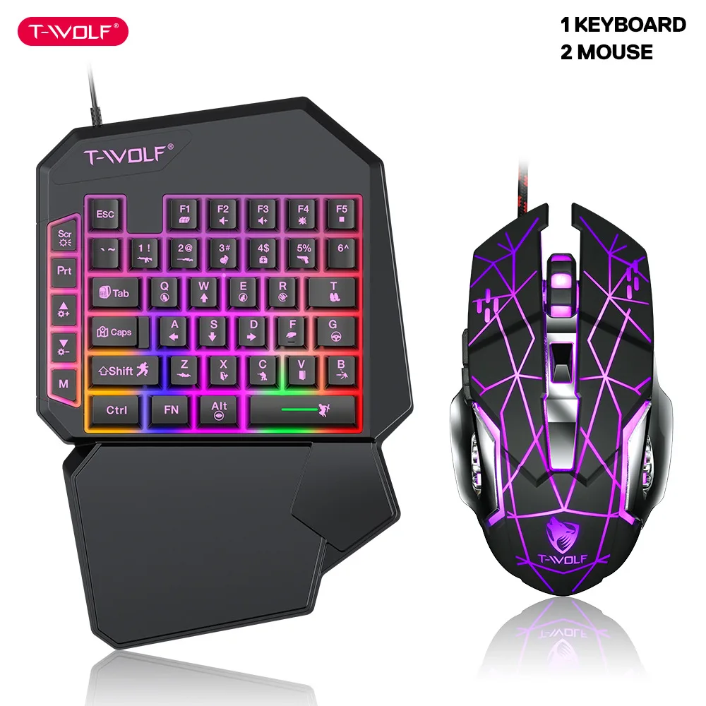 T-WOLF TF900 jednoręczny zesta – Gaming Hand Accessories recenzja i cena