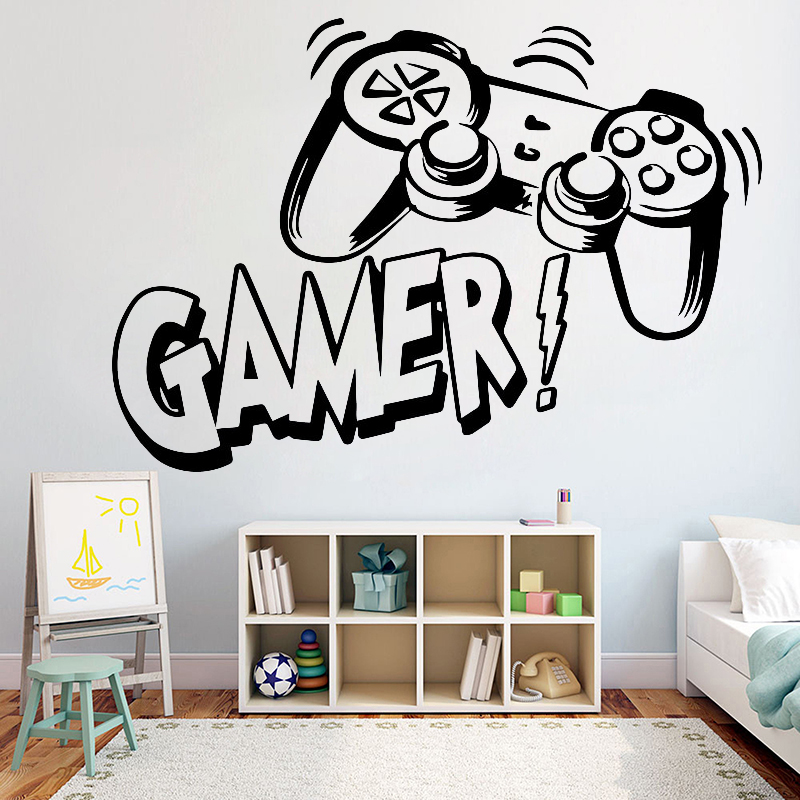 Naklejki ścienne dla dzieci po – Gaming Accessories Wallpaper recenzja i cena