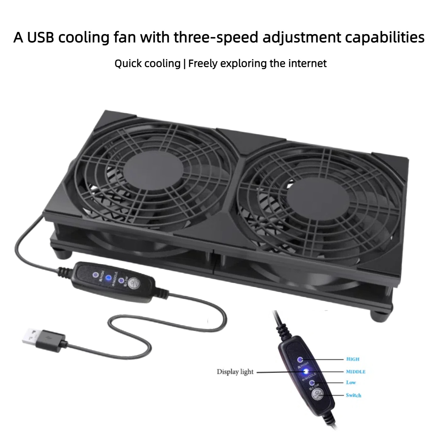 Podwójny wentylator chłodzący  – Gaming Accessories Rgb recenzja i cena
