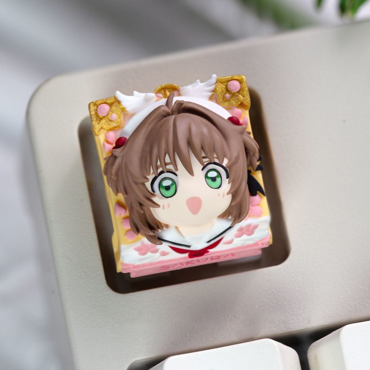 Anime Sakura Keycaps Ręcznie r – Gaming Hand Accessories recenzja i cena