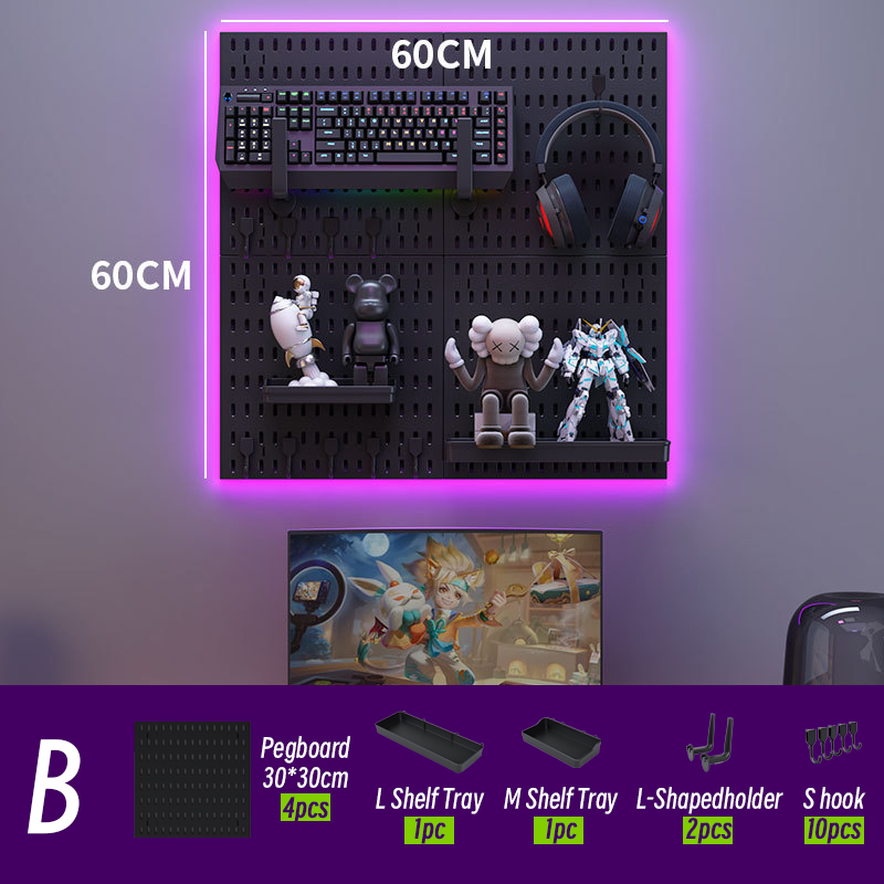 Zestaw organizerów ściennych d – Gaming Accessories Wall Mount recenzja i cena
